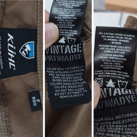 Kuhl Convertible Cargo Pants Hiking Roll-Up Leg - Picture 9 of 16